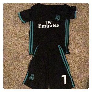 Cristiano Ronaldo shirt and shorts
